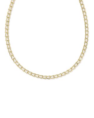 Bella Crystal Tennis Necklace, 20"