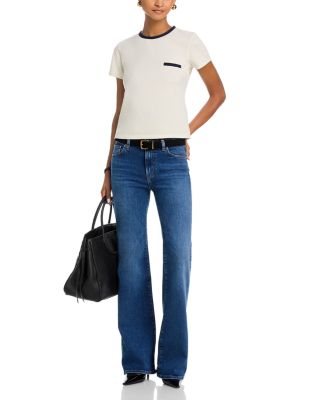 The Icon High Rise Wide Leg Jeans in Foxley