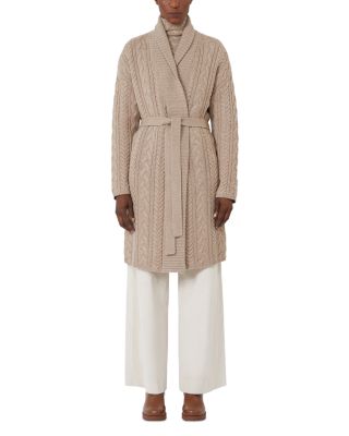 Quebec Beige Wool Cashmere Cardigan