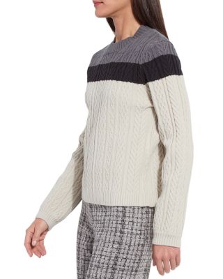Gabriel Crewneck Cable Knit Sweater