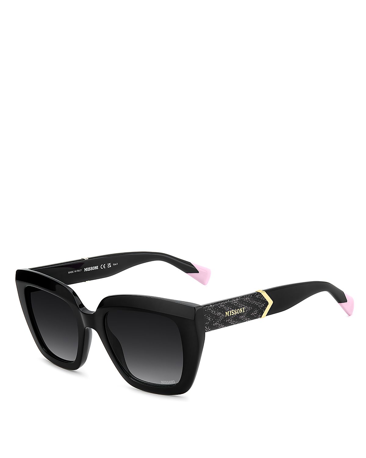Missoni Gradient Square Sunglasses, 52mm
