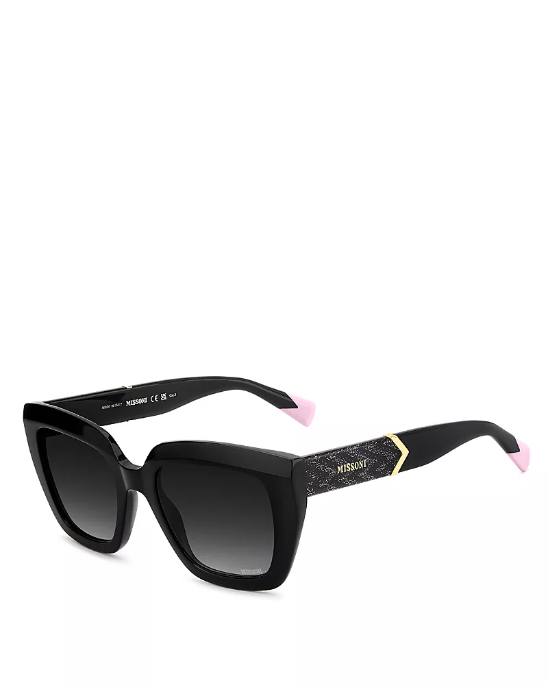 Missoni Gradient Square Sunglasses, 52mm