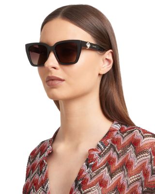 Gradient Square Sunglasses, 54mm