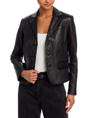 The Leather Smart Blazer