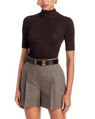 The Lurex Turtleneck Tee