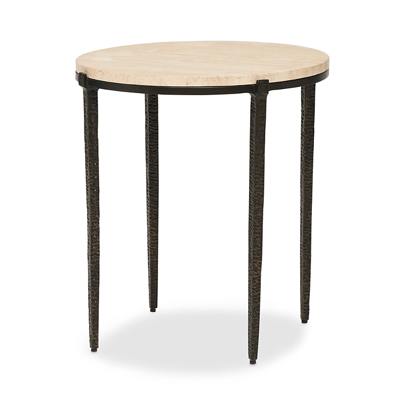 Interlude Home Como Side Table In Brown