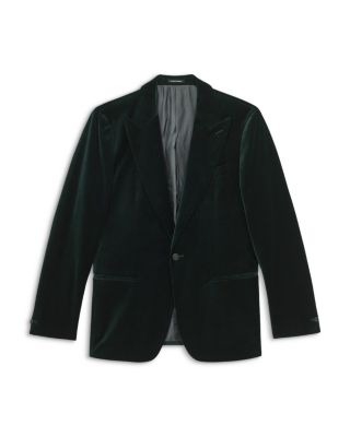 Apsara Peak Lapel Velvet Blazer
