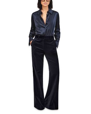 Verda Velvet Flare Trousers