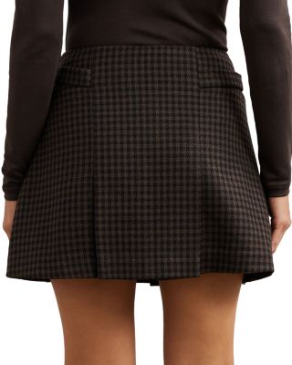 Elle Check Mini Skirt