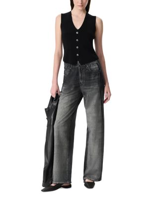 Miramar Terry Wide Leg Track Pants