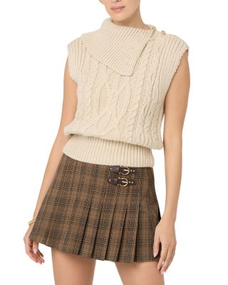 Chantel Pleated Mini Skirt