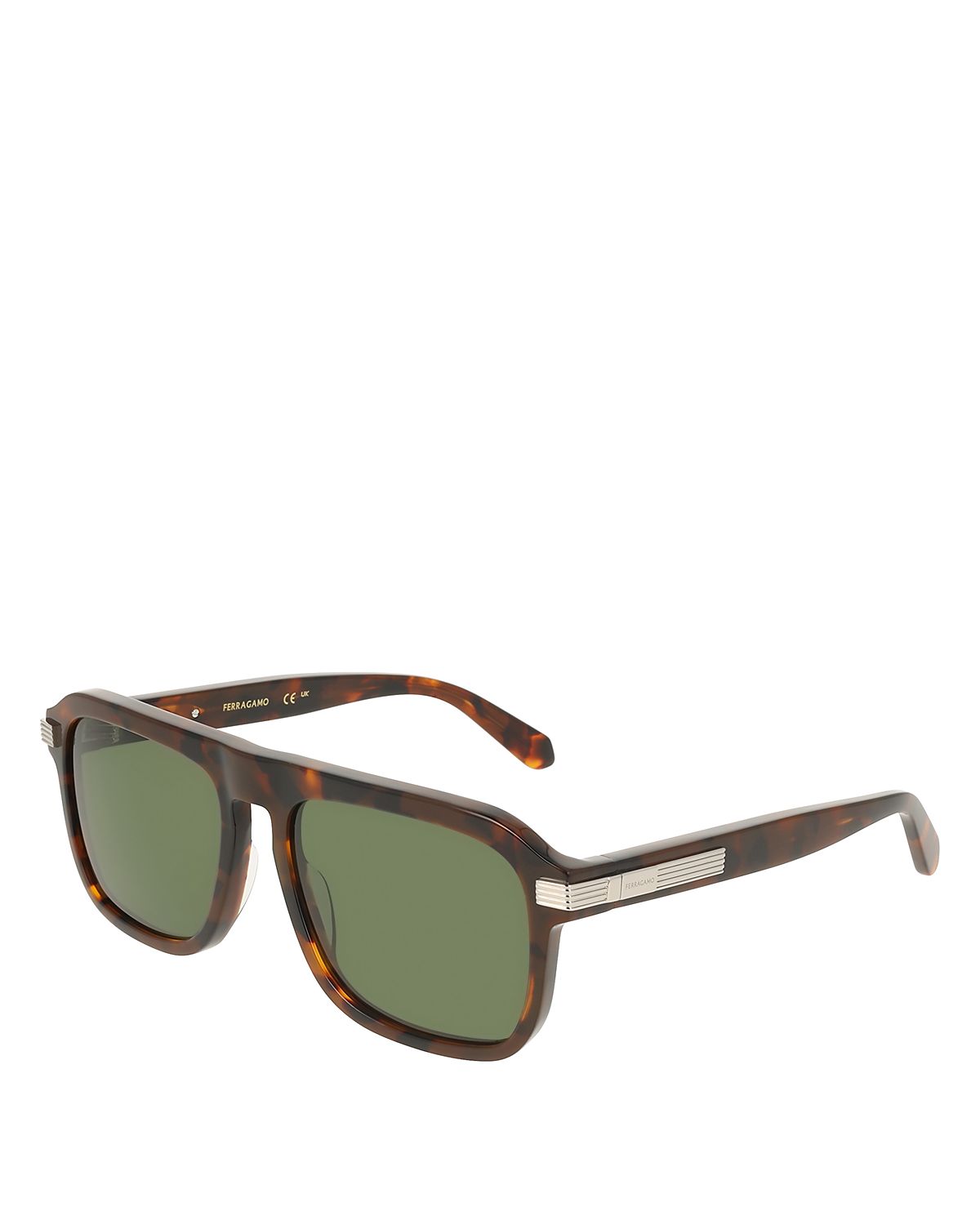 Ferragamo Solid Square Sunglasses, 57mm