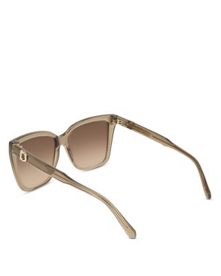 Solid Square Sunglasses, 57mm