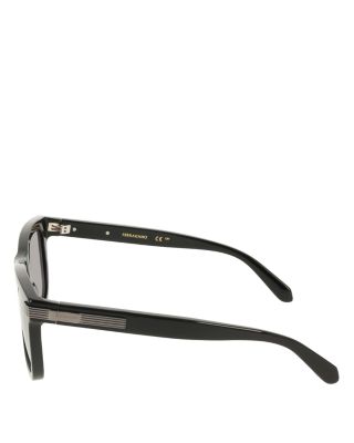 Solid Square Sunglasses, 55mm