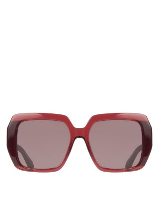 Solid Square Sunglasses, 56mm