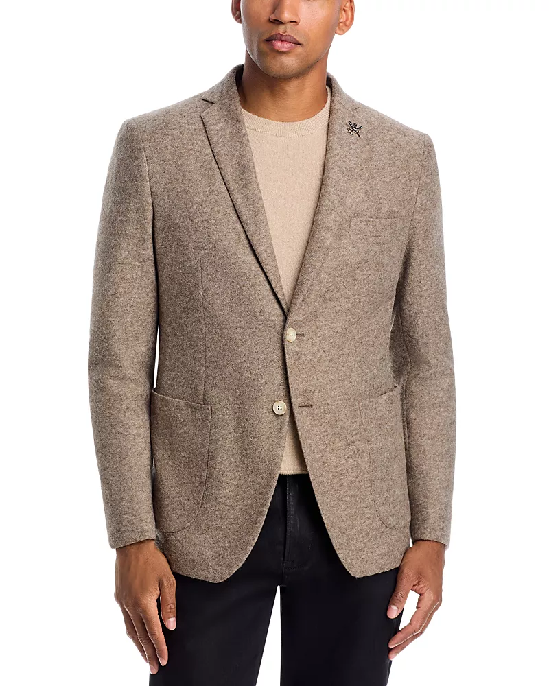 John Varvatos Star Usa Varick Flannel Jersey Sportcoat