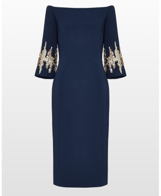 Aster Sequin-Embellished Midi Dress