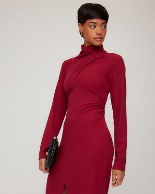Tasha Turtleneck Midi Dress