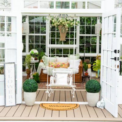 12&amp;quot; UV Resistant Artificial Boxwood Ball (Indoor/Outdoor) - Set of 2