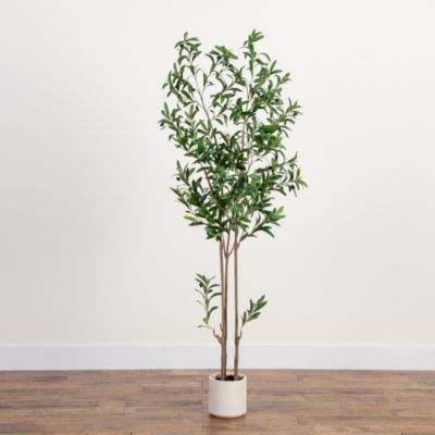 6&#39; Artificial Minimalist Olive Tree