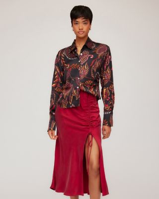 Tawnie Side Pleat Shirt