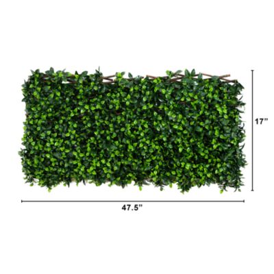 40&amp;quot; x 80&amp;quot; UV Resistant Artificial Gardenia Expandable Privacy Fence Screen (Indoor/Outdoor)