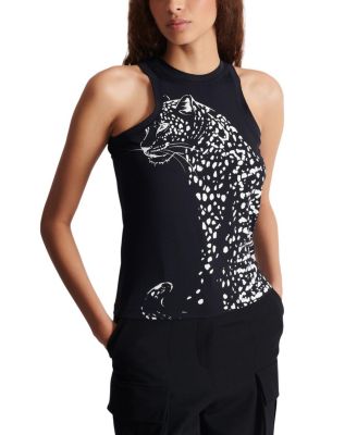 Leopard Print Tank Top