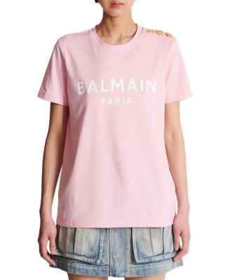  T-Shirt with Balmain Paris Print