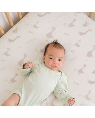 Crane Baby Unisex Charlie Fitted Crib Sheet