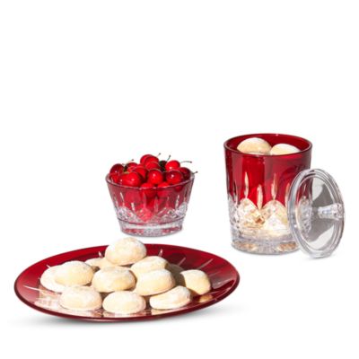 Lismore Red Biscuit Barrel