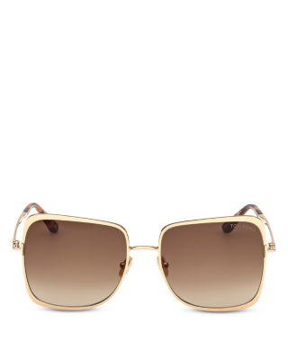Tara Geometric Sunglasses, 57mm
