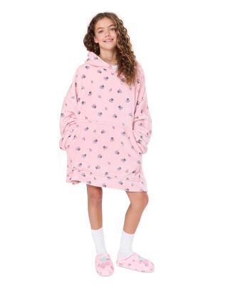 Girls' Cherry Print Pullover Oversized Hoodie - Big Kid