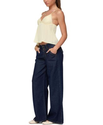  Meredith Low Rise Dark Rinse Wash Jeans