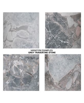  Holt Table Lamp in Travertine Stone