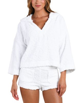 Lee Ornate Terry Top Swim Cover-Up