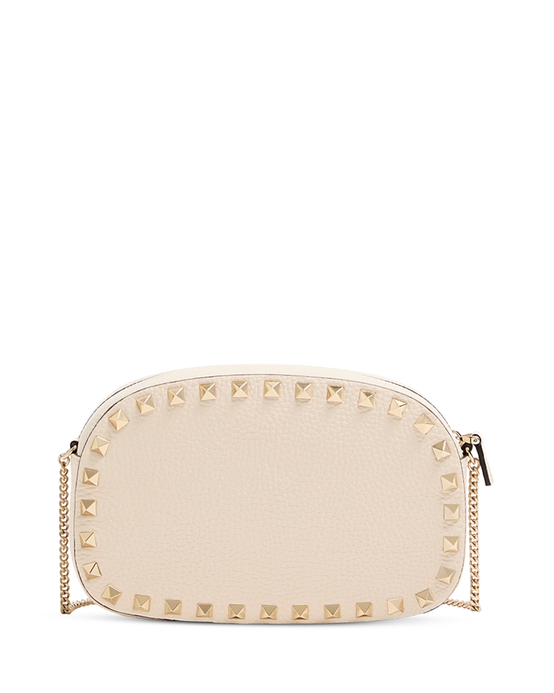 Valentino Rockstud Mini Crossbody Bag In White