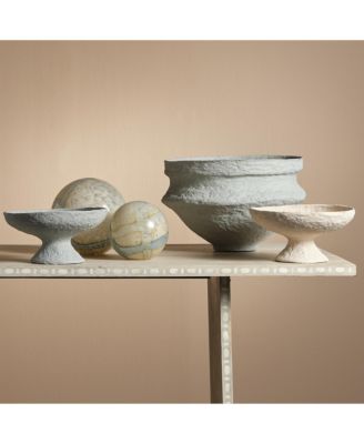  Landscape Cotton Mache Large Decorative Bowl