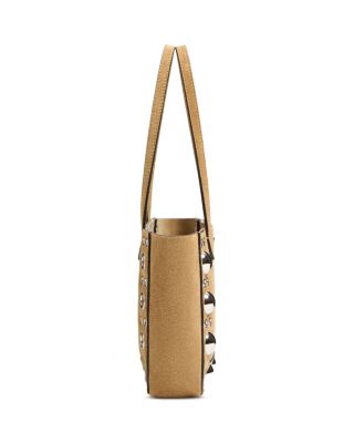 Nellc&ocirc;te Mini VLogo Shopping Tote Bag in Suede