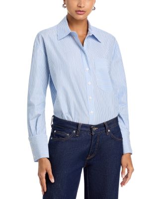 Orianne Stripe Collared Shirt