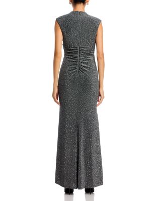 Long Studded Cap Sleeve Dress - Exclusive