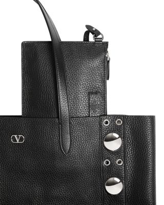 Nellc&ocirc;te Medium Shopping Tote Bag in Grainy Leather