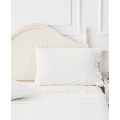 Double Ruffle Percale Sheet Set, Twin