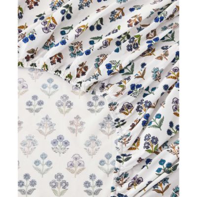 Sumita Floral Percale Sheet Set, King