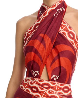 Buen Viento Linen Ankle Dress