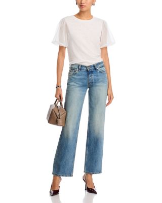 Justine Mesh Sleeve Top 