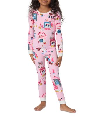 Unisex Printed Long Sleeved Pajama Set - Little Kid, Big Kid