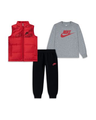 Boys' Vest, Long Sleeved Tee & Pants Set - Little Kid