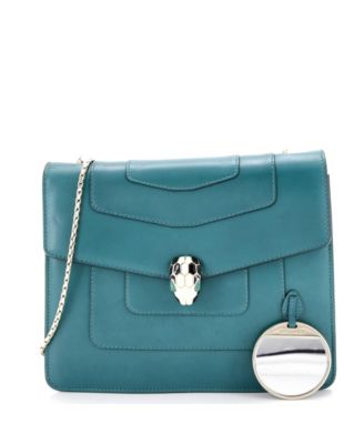  Small Serpenti Forever Square Shoulder Bag Leather