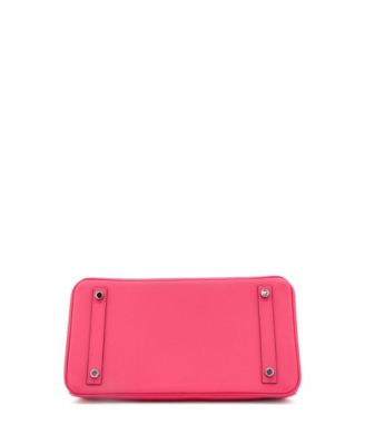  Birkin 30 Handbag Pink Epsom with Palladium Hardware