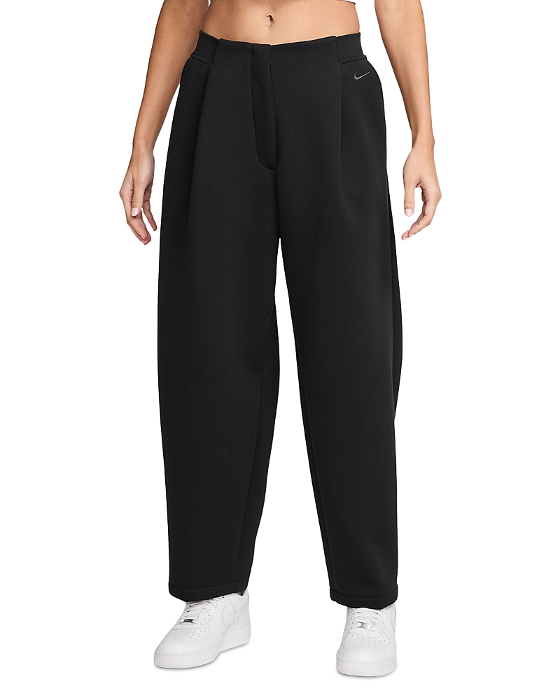 Nike Sportswear Modern Fleece Mid Rise Loose Pants In Black